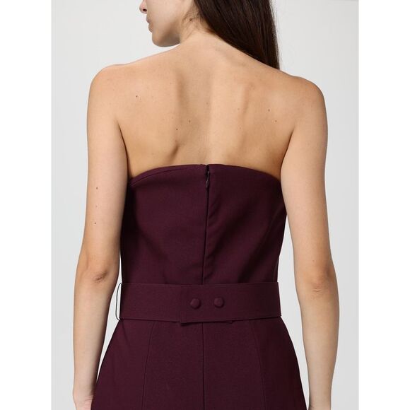 solace london burgundy dress Dakota Dress – Darlo Rentals main image 0